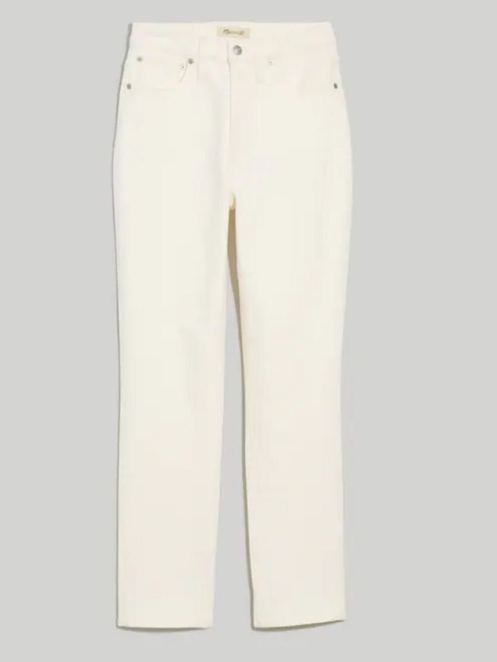H&M Curvy Fit Vintage High Waist Straight-Leg Jeans